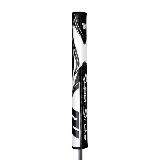 SuperStroke Zenergy Flatso 3.0 - Black/White i gruppen Tillbeh�r  / Golfgrepp hos Tee Two Green AB (SS-080601)