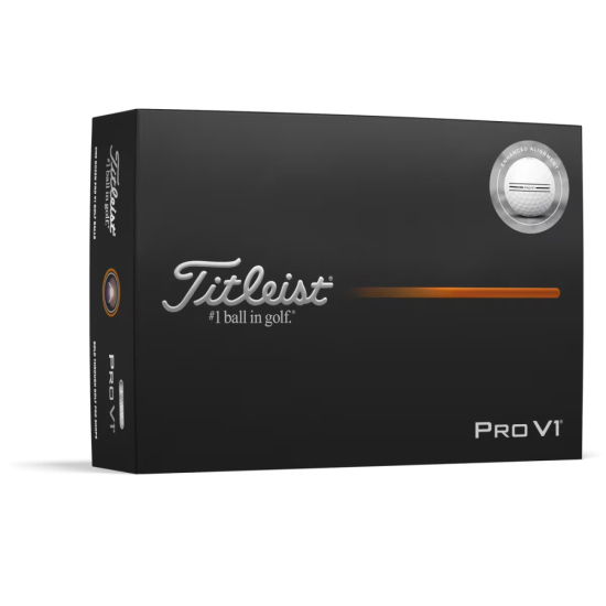 Titleist 2025 Pro V1 - AIM Enhanced i gruppen Golfbollar / Nya Golfbollar hos Tee Two Green AB (T2029S-EA)