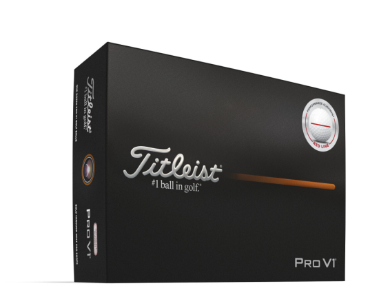 Titleist 2025 Pro V1 Performance Align - Red Line i gruppen Golfbollar / Nya Golfbollar hos Tee Two Green AB (T2029S-PARED)