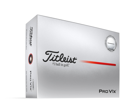 Titleist 2025 Pro V1x Performance Align - Black Line i gruppen Golfbollar / Nya Golfbollar hos Tee Two Green AB (T2049S-PABLK)