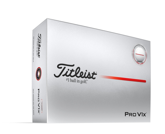 Titleist 2025 Pro V1x Performance Align - Red Line i gruppen Golfbollar / Nya Golfbollar hos Tee Two Green AB (T2049S-PARED)