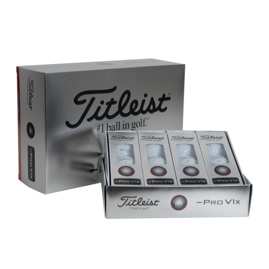 Titleist 2025 Pro V1x Left Dash Loyalty Pack (4 dussin) - White i gruppen Golfbollar / Nya Golfbollar hos Tee Two Green AB (T204L6S-4DLRD2)