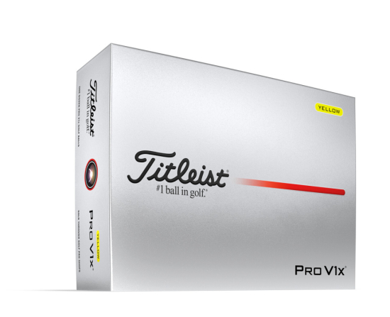 Titleist 2025 Pro V1x - Yellow i gruppen Golfbollar / Nya Golfbollar hos Tee Two Green AB (T2149S)