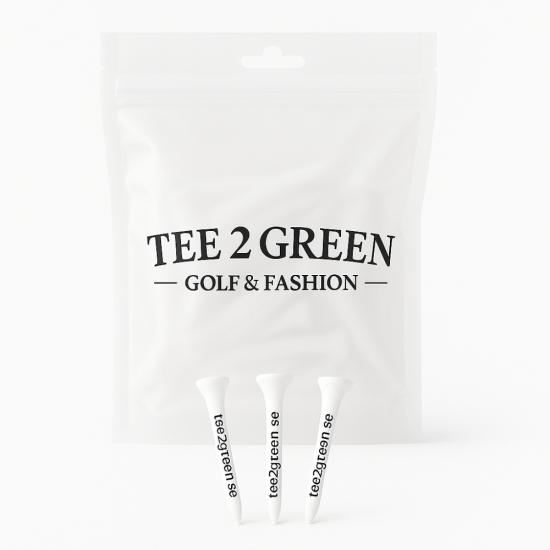 Tee2Green Tees Vita 70mm - 100 st i gruppen Tillbehr  / Peggar hos Tee Two Green AB (T2G-TEES70)