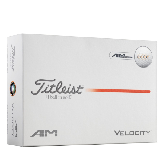 Titleist 2026 Velocity - AIM i gruppen Golfbollar / Nya Golfbollar hos Tee Two Green AB (T8027S-AIM)