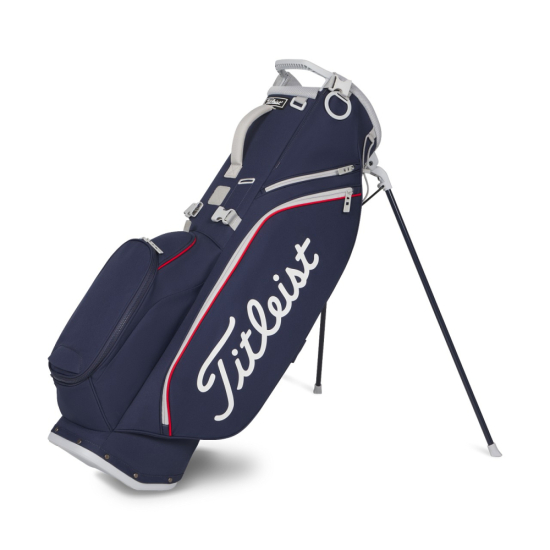 Titleist Players 4S Standbag 2026 - Navy/Red/White i gruppen Golfbagar / B�rbagar hos Tee Two Green AB (TB26SX4-461)