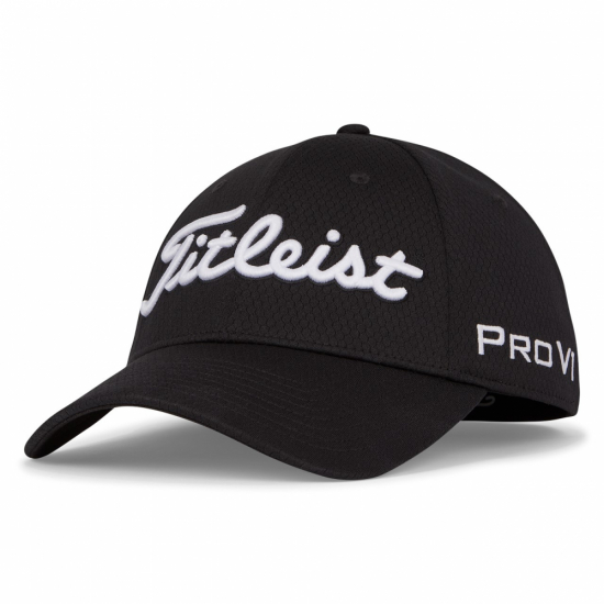 Titleist Tour Elite Cap - Black/White i gruppen Golfkl�der / Kepsar hos Tee Two Green AB (TH23FTEN2-01)