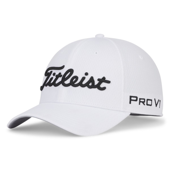Titleist Tour Elite Cap - White/Black i gruppen Golfkl�der / Kepsar hos Tee Two Green AB (TH23FTEN2-10)
