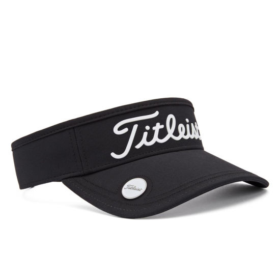 Titleist Players Ball Marker Visor - Black/White i gruppen Golfkl�der / Kepsar hos Tee Two Green AB (TH26VPBMKN2-01)