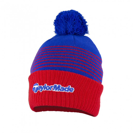 TaylorMade TaylorMade BOBBLE BEANIE - RED/ROYAL