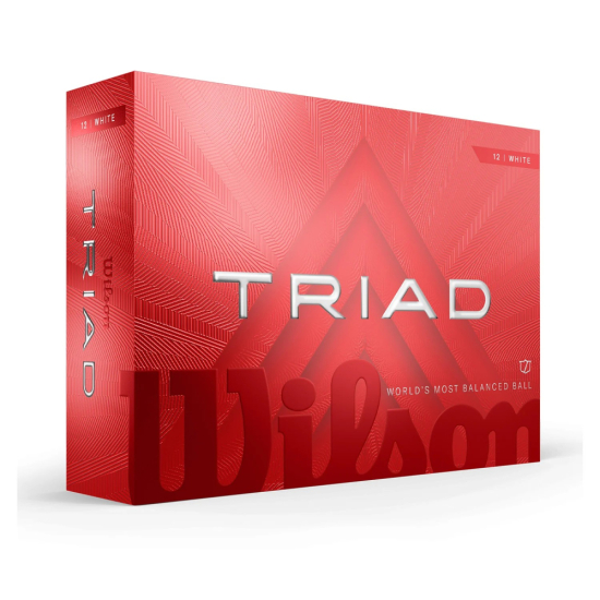 Wilson Triad 2025 - White i gruppen Golfbollar / Nya Golfbollar hos Tee Two Green AB (WG2009001)