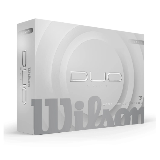 Wilson Duo Soft 2025 - White i gruppen Golfbollar / Nya Golfbollar hos Tee Two Green AB (WG2009102)