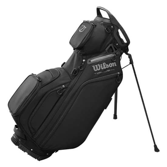 Wilson Talus 14 Standbag - Black i gruppen Golfbagar / Brbagar hos Tee Two Green AB (WG4007103)
