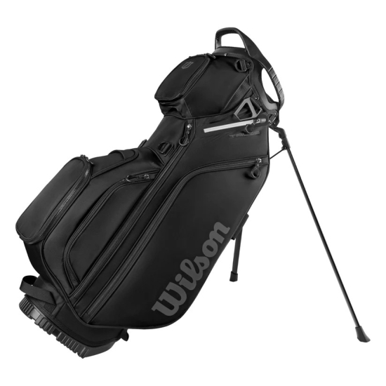 Wilson Talus 5 Standbag - Black/White i gruppen Golfbagar / B�rbagar hos Tee Two Green AB (WG4008802)