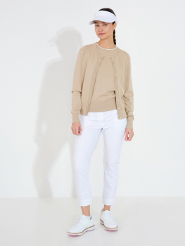 Abacus Lds Niblick Cardigan - Light Sand