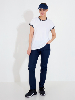 Abacus Lds Peggy Loosefit Cupsleeve - White