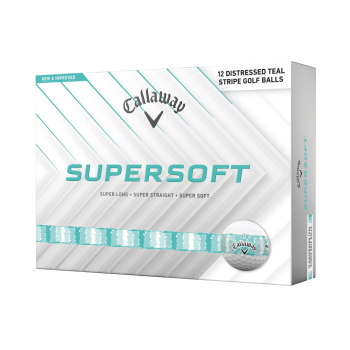 Callaway Supersoft 2025 Distressed Stripe - Teal