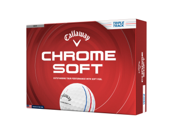 Callaway Chrome Soft 2026 Triple Track - White