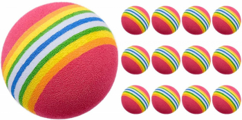 Royal Golf Foam Trningsbollar Multicolor - 12-pack