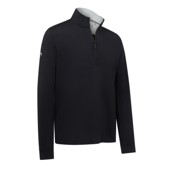 Callaway Mens Team Pullover LS 1/4-zip - Caviar