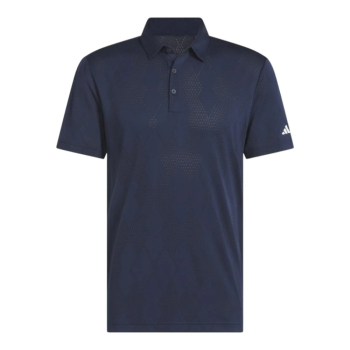 Adidas Mens Ultimate365 Micro Texture Polo - Navy