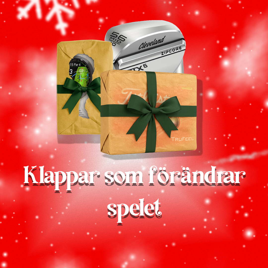 Presentinslagna golfprylar