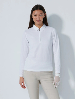 Daily Sports Peoria LS Polo Shirt - White