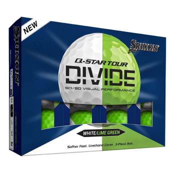 Srixon 2026 Q-Star Tour Divide - White/Lime