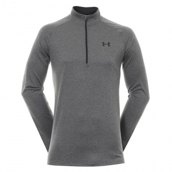 Under Armour Mens Tech 2.0 1/2 Zip - Carbon Heather