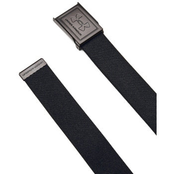 Under Armour Mens Stretch Webbing Golf Belt - Black/Castlerock