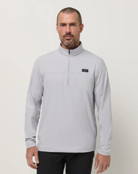Travis Mathew Mens Wanderlust Quarter Zip - Micro Chip
