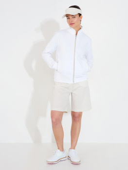 Abacus Lds Bovey Midlayer Jacket - White/Light Sand