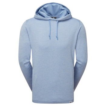 Footjoy Mens Lightweight Hoodie - Heather Blue Jay