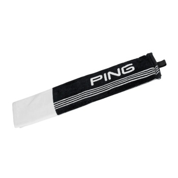 Ping Trifold Towel - Black/White