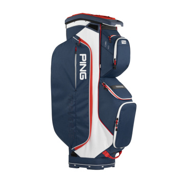 Ping Traverse Cartbag 25 - Navy/White/Red