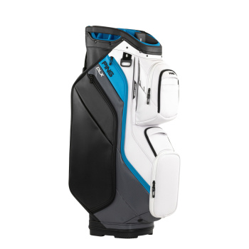 Ping DLX Cartbag 25 - White/Dark Grey/Blue