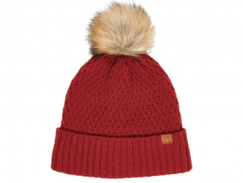 Callaway Womens Pom Pom Beanie - Dark Red