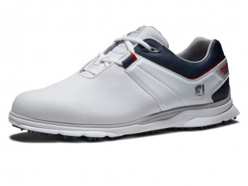 Footjoy Mens Pro SL Medium - White/Navy/Red