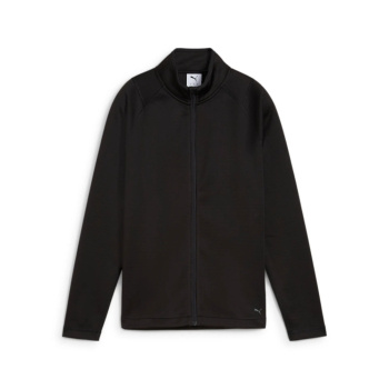 Puma Womens Waffle Fleece Full Zip - Black