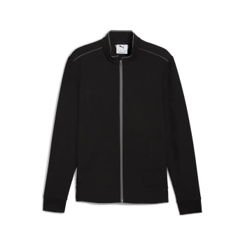 Puma Mens Cloudspun Fleece Hybrid Jacket - Black