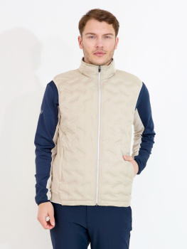 Abacus Mens Portrush Hybrid Vest - Light Sand