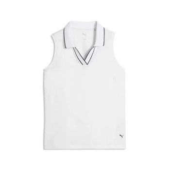 Puma Womens Cloudspun Ess SL Polo - White