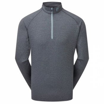 Footjoy Mens ThermoSeries Brushed Back Midlayer - Heather Navy