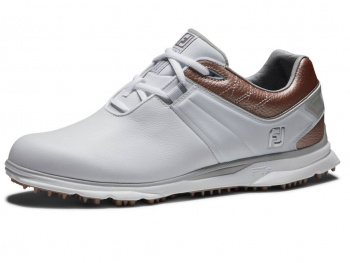 Footjoy Womens Pro SL Medium - White/Rose Gold