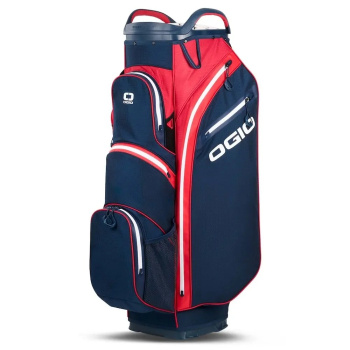 Ogio 2025 All Elements Silencer Cartbag - Red/White/Blue