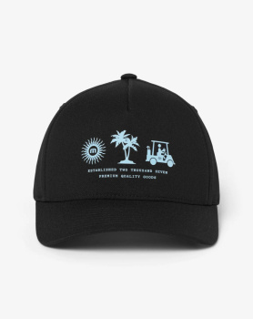 Travis Mathew Beverage Cart Snapback Hat - Black