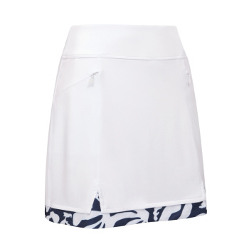 Callaway Womens Abstract Floral Skort - Brilliant White