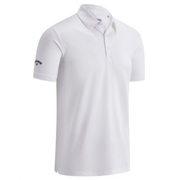 Callaway Mens Swingtech Solid Polo - Bright White