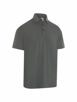 Callaway Mens Ventilated Classic Jacquard Polo - Caviar