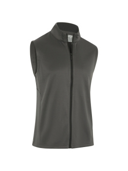 Callaway Mens Full Zip Chev Vest - Asphalt